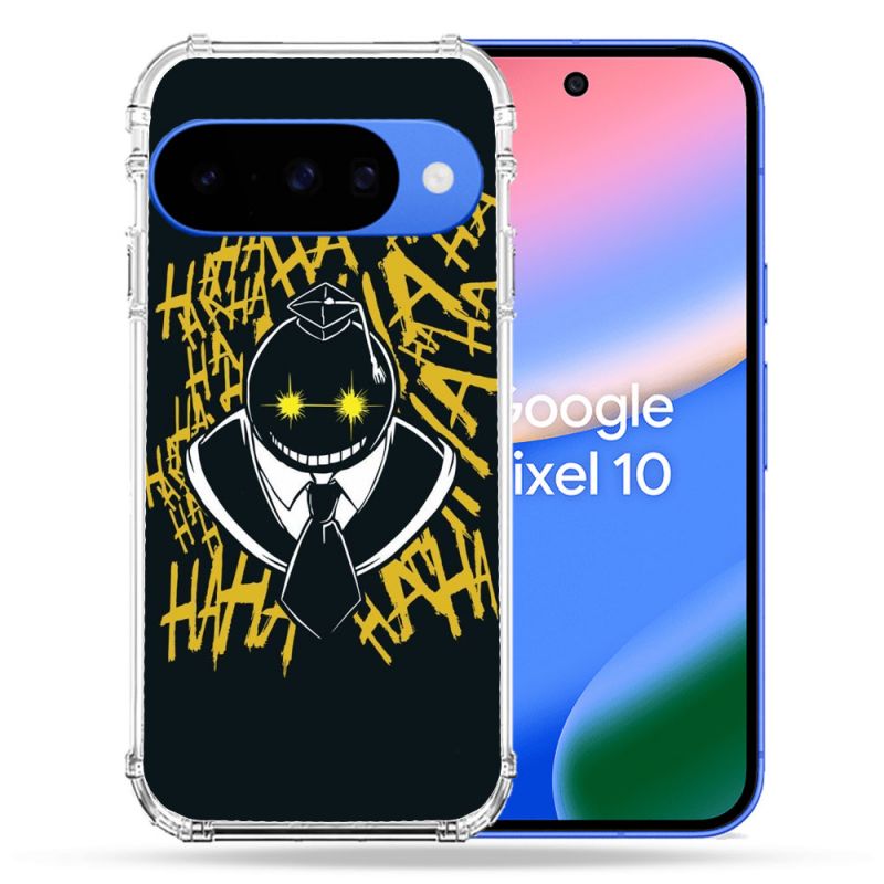 Coque Renforcée Pour Google Pixel 10 Manga Assassination Classroom Kuro Noir