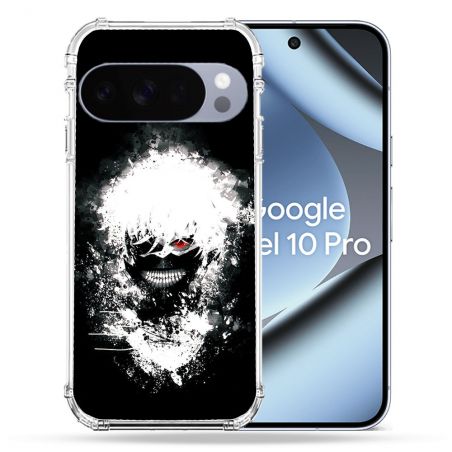 Coque Renforcée Pour Google Pixel 10 Pro Manga Tokyo Ghoul Kaneki Tag