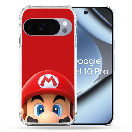Coque Renforcée Pour Google Pixel 10 Pro Mario Rouge
