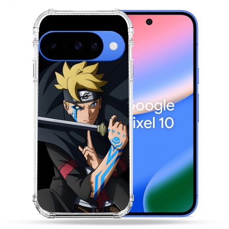 Coque Renforcée Pour Google Pixel 10 Manga Boruto Tatouage