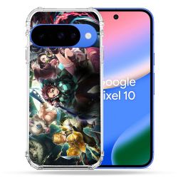 Coque Renforcée Pour Google Pixel 10 Manga Demon Slayer Groupe
