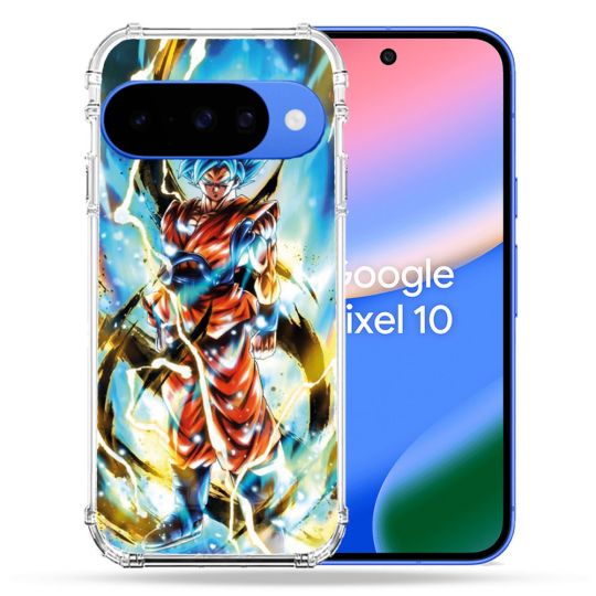 Coque Renforcée Pour Google Pixel 10 Manga Dragon Ball Sangoku Blanc