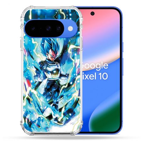 Coque Renforcée Pour Google Pixel 10 Manga Dragon Ball Vegeta Bleu