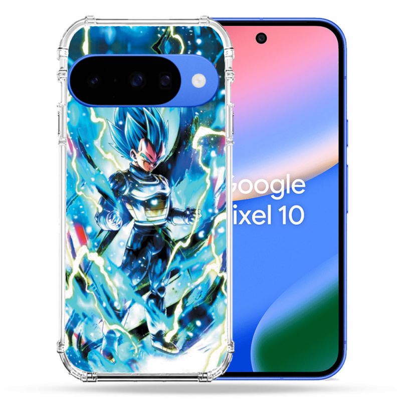Coque Renforcée Pour Google Pixel 10 Manga Dragon Ball Vegeta Bleu