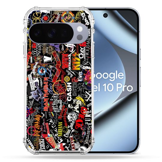Coque Renforcée Pour Google Pixel 10 Pro Musique Rock Groupe