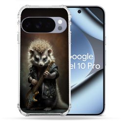 Coque Renforcée Pour Google Pixel 10 Pro Musique Rock Herisson