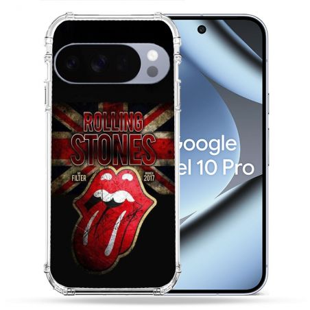 Coque Renforcée Pour Google Pixel 10 Pro Musique Rolling Stones