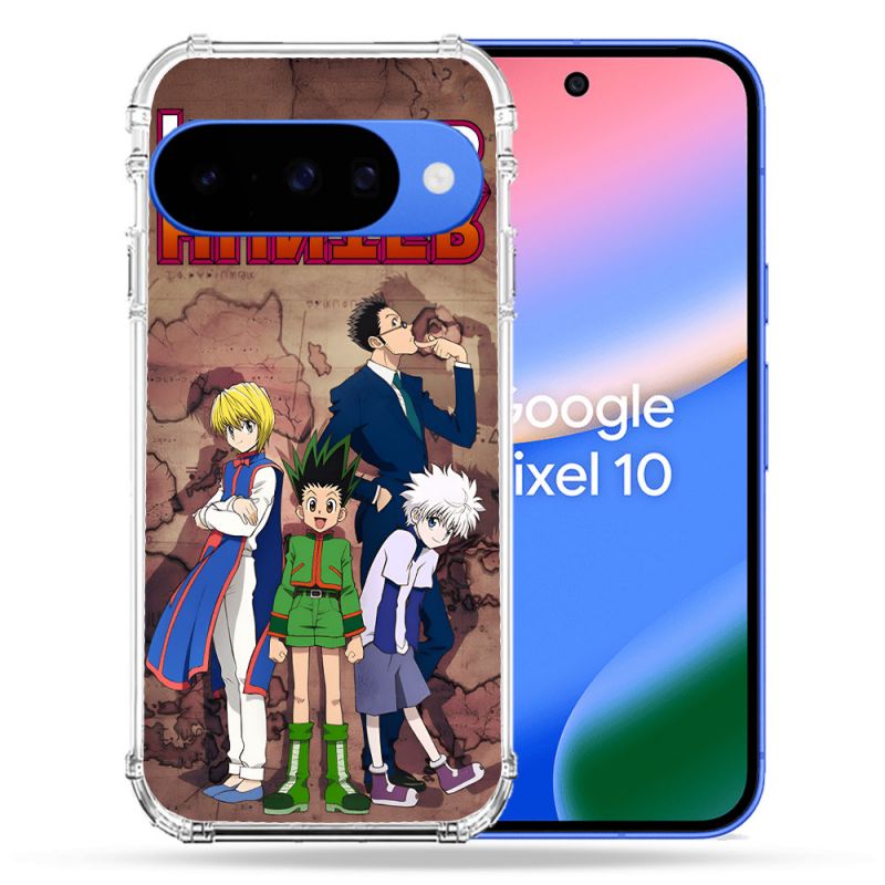Coque Renforcée Pour Google Pixel 10 Manga Hunter X Hunter Vintage