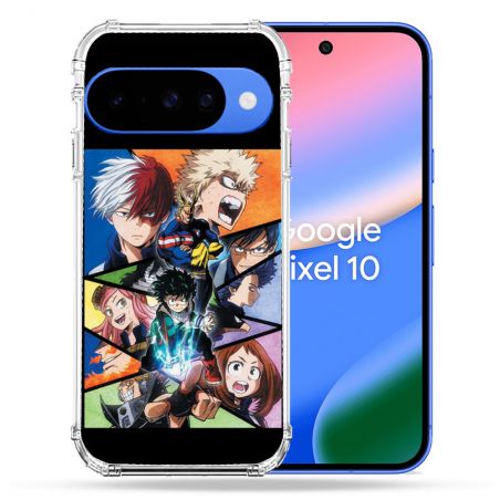 Coque Renforcée Pour Google Pixel 10 Manga My Hero Academia Noir