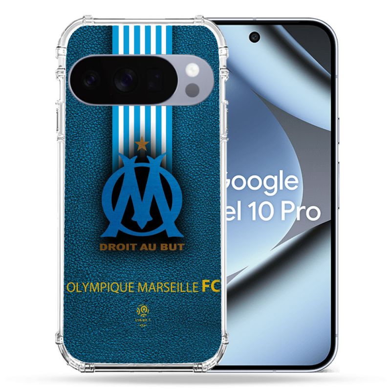 Coque Renforcée Pour Google Pixel 10 Pro Olympique Marseille OM Bande