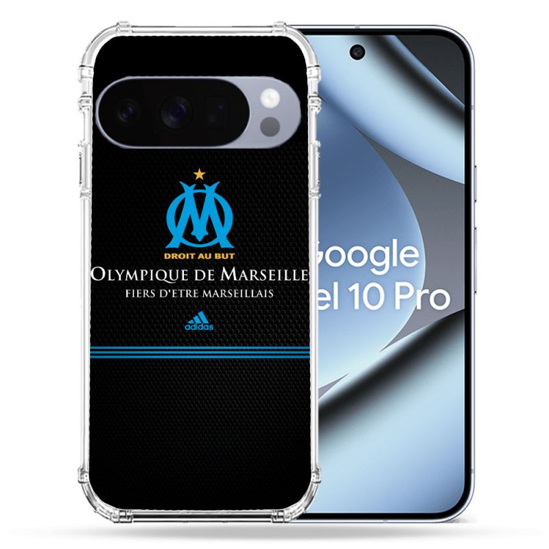 Coque Renforcée Pour Google Pixel 10 Pro Olympique Marseille OM Fier etre Marseillais