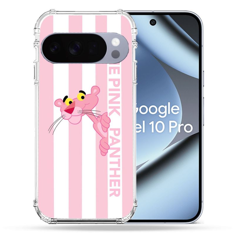 Coque Renforcée Pour Google Pixel 10 Pro Panthere Rose