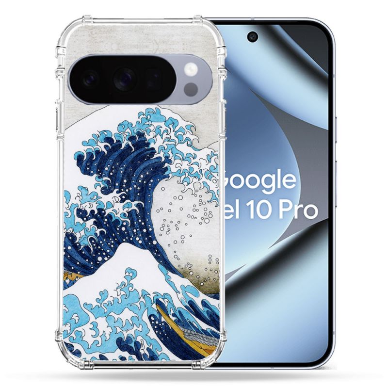 Coque Renforcée Pour Google Pixel 10 Pro Peinture La Grande Vague