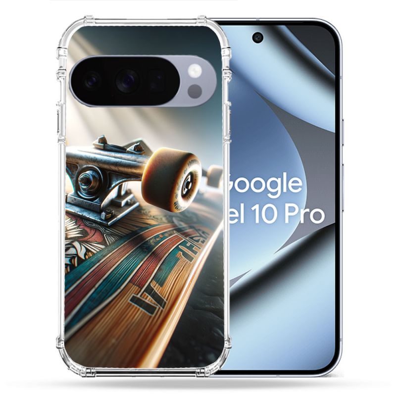Coque Renforcée Pour Google Pixel 10 Pro Planche Skate