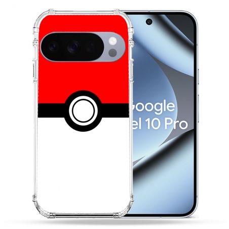 Coque Renforcée Pour Google Pixel 10 Pro Pokemon Pokeball