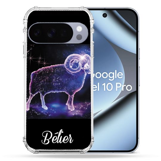 Coque Renforcée Pour Google Pixel 10 Pro Signe Zodiaque 2 Bélier