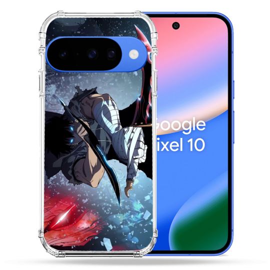 Coque Renforcée Pour Google Pixel 10 Manga Solo Leveling Sung Epee