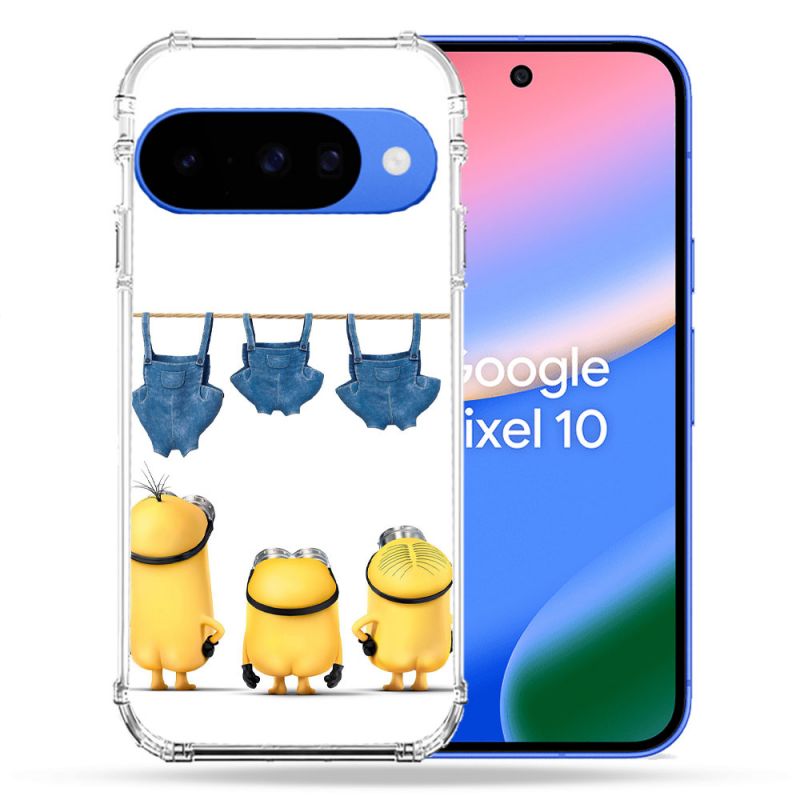 Coque Renforcée Pour Google Pixel 10 Minions Nus