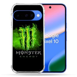 Coque Renforcée Pour Google Pixel 10 Monster Energy Vert