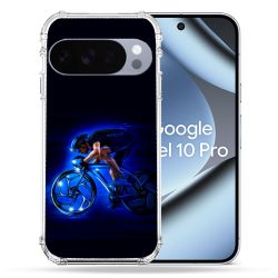 Coque Renforcée Pour Google Pixel 10 Pro Sport Cyclisme Bleu