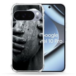 Coque Renforcée Pour Google Pixel 10 Pro Sport Rugby Ballon Vintage