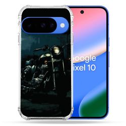 Coque Renforcée Pour Google Pixel 10 Moto Harley Vintage