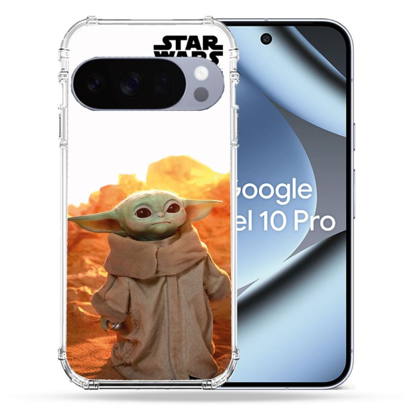 Coque Renforcée Pour Google Pixel 10 Pro Star Wars - Yoda bebe soleil
