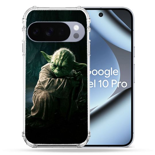 Coque Renforcée Pour Google Pixel 10 Pro Star Wars - Yoda sombre