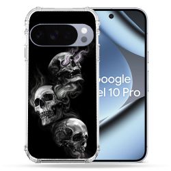Coque Renforcée Pour Google Pixel 10 Pro Tete de Mort Triple