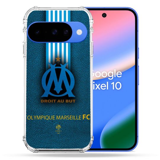 Coque Renforcée Pour Google Pixel 10 Olympique Marseille OM Bande