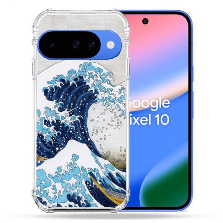 Coque Renforcée Pour Google Pixel 10 Peinture La Grande Vague