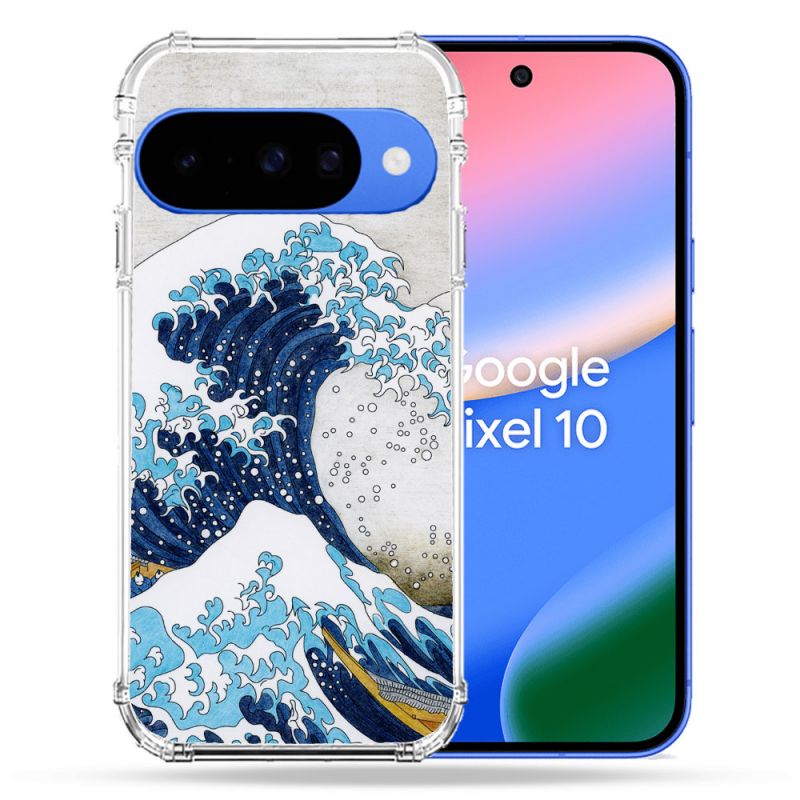 Coque Renforcée Pour Google Pixel 10 Peinture La Grande Vague