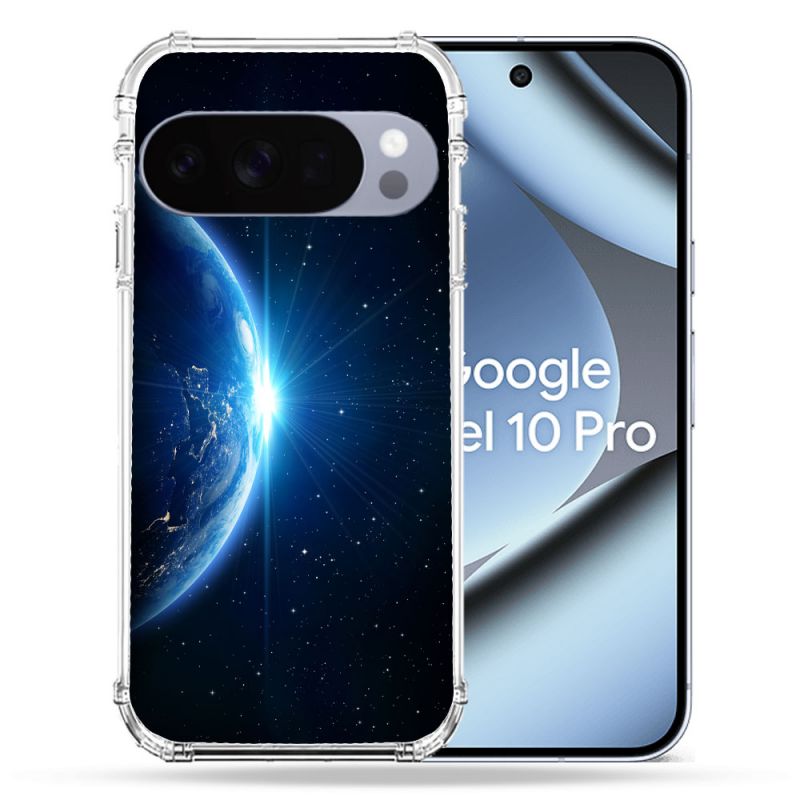 Coque Renforcée Pour Google Pixel 10 Pro Univers Planete Terre