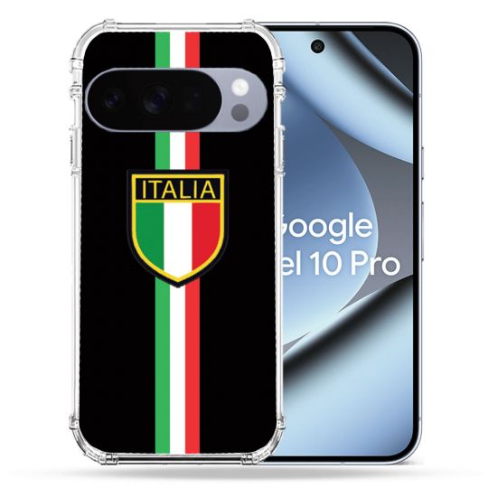 Coque Renforcée Pour Google Pixel 10 Pro Voyage Italie 3 Noir