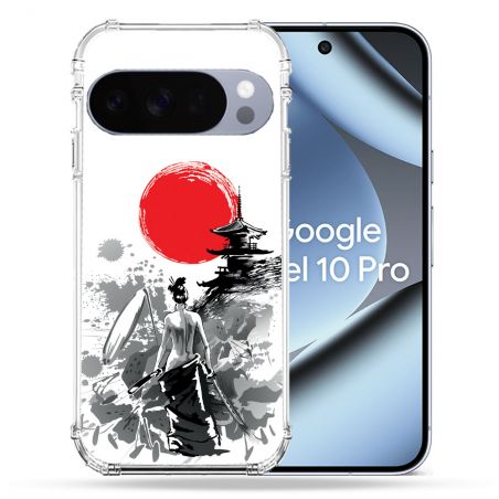 Coque Renforcée Pour Google Pixel 10 Pro Voyage Japon Femme