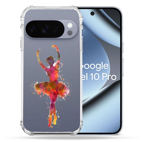 Coque Renforcée Transparente Pour Google Pixel 10 Pro Danseuse etoile
