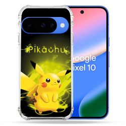 Coque Renforcée Pour Google Pixel 10 Pokemon Pikachu Eclair