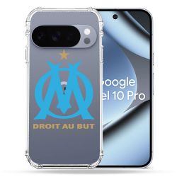 Coque Renforcée Transparente Pour Google Pixel 10 Pro Foot Olympique Marseille OM