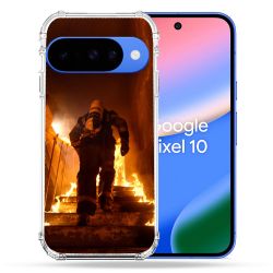 Coque Renforcée Pour Google Pixel 10 Pompier Escalier