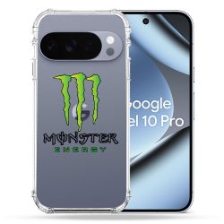 Coque Renforcée Transparente Pour Google Pixel 10 Pro Monster Energy