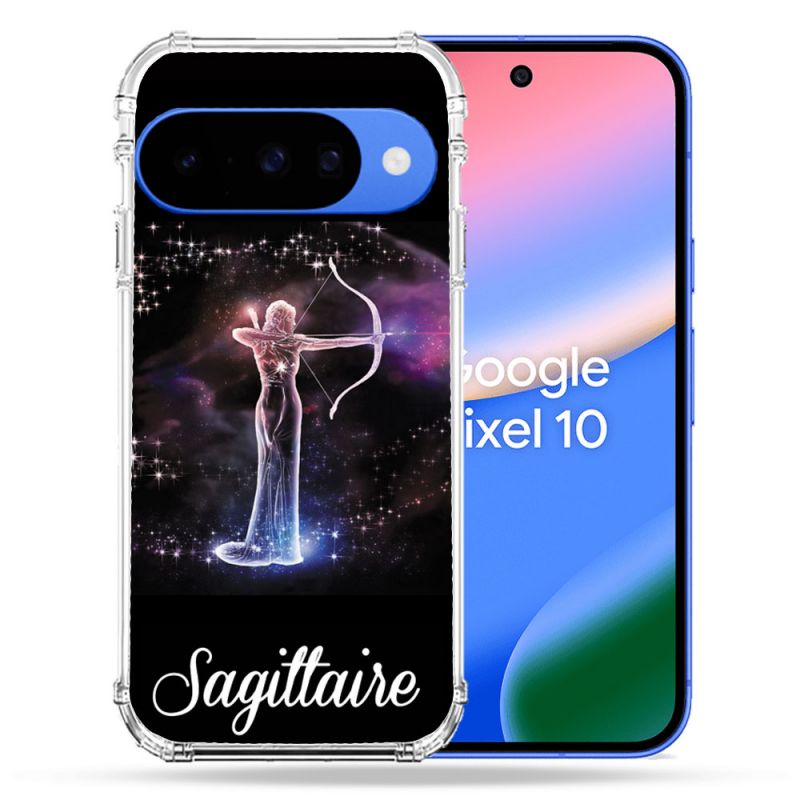 Coque Renforcée Pour Google Pixel 10 Signe Zodiaque 2 Sagittaire