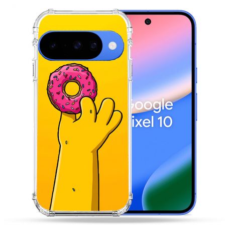 Coque Renforcée Pour Google Pixel 10 Simpson Donuts
