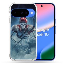 Coque Renforcée Pour Google Pixel 10 Sport Hockey Squelette