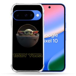 Coque Renforcée Pour Google Pixel 10 Star Wars - Yoda bebe noir