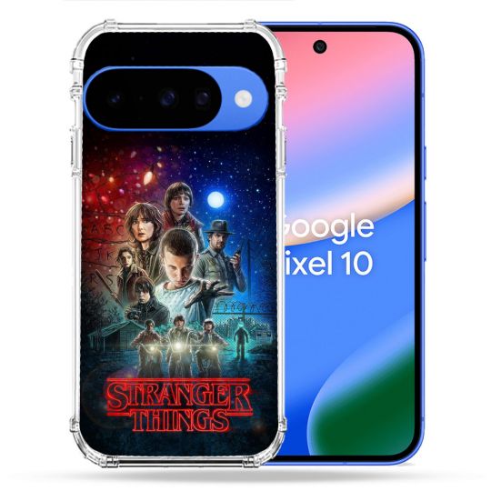 Coque Renforcée Pour Google Pixel 10 Stranger Things Affiche 1