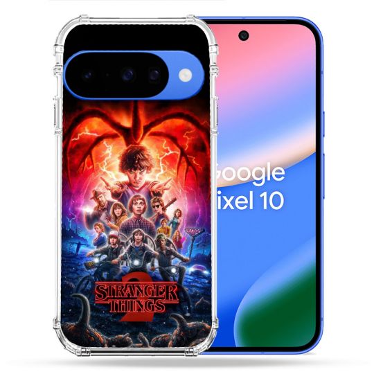 Coque Renforcée Pour Google Pixel 10 Stranger Things Affiche 2