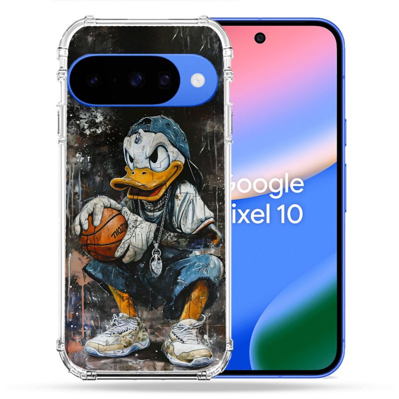 Coque Renforcée Pour Google Pixel 10 Street Art Donald Duck