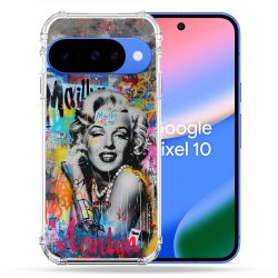Coque Renforcée Pour Google Pixel 10 Street Art Maryline Monroe