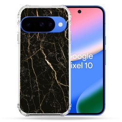 Coque Renforcée Pour Google Pixel 10 Texture Marbre Noir
