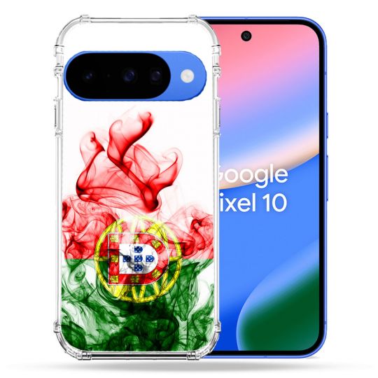Coque Renforcée Pour Google Pixel 10 Voyage Portugal Flamme